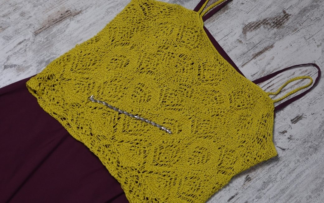 Yellow Lace Top – FREE knit pattern