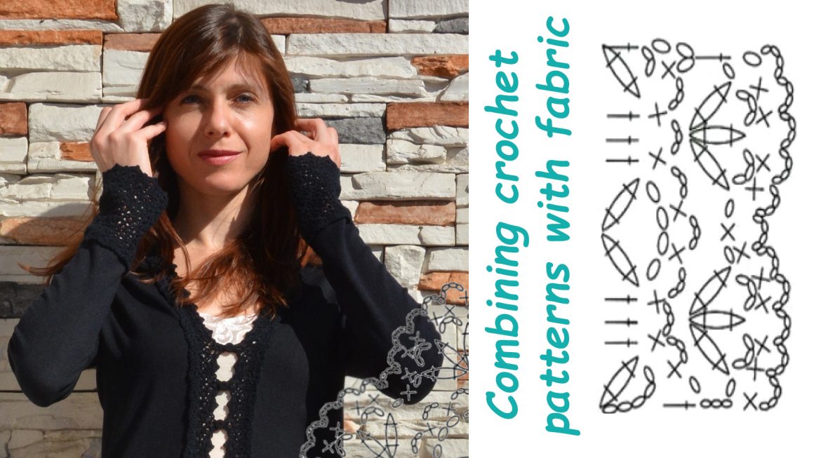 Combining crochet patterns with fabric