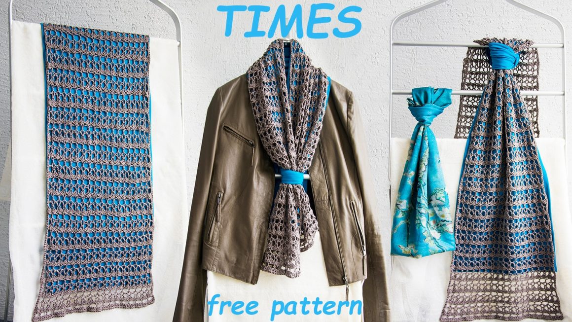 TIMES wrap: FREE crochet pattern