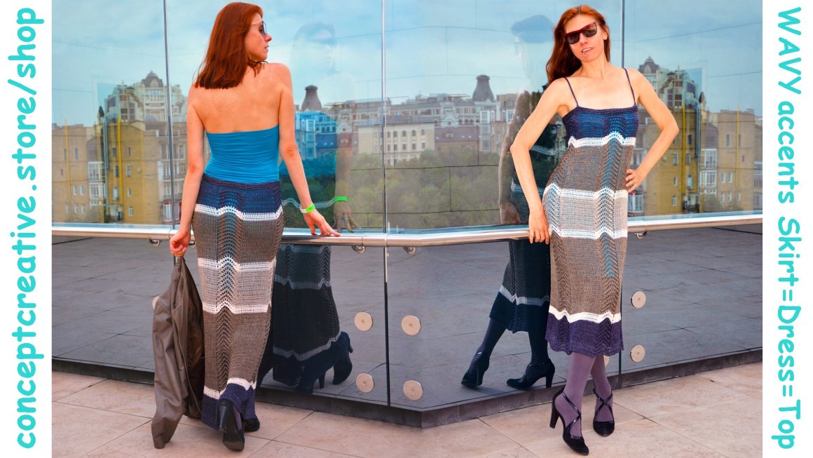 WAVYaccents: Dress – Top – Maxi Skirt Crochet Pattern